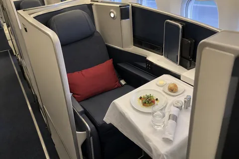 Air France business class seat