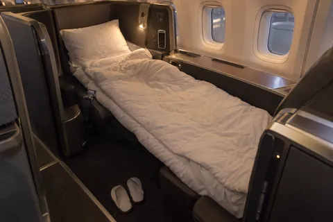 Japan Airlines business class seat