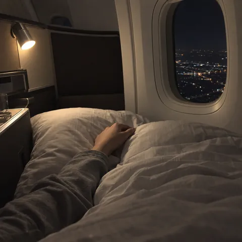 Lights out, SYD → HND